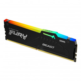 Kingston Technology FURY Beast RGB muistimoduuli 32 GB 1 x 32 GB DDR5 6000 MHz