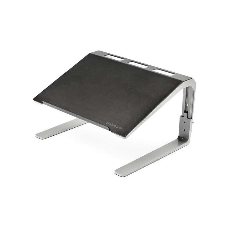 StarTech.com LTSTND kannettavan tietokoneen teline Musta, Hopea 43,2 cm (17")