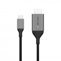 ALOGIC ULCHD01-SGR videokaapeli-adapteri 1 m HDMI-tyyppi A (vakio) USB Type-C Musta, Harmaa