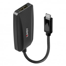 Lindy 43337 videokaapeli-adapteri 0,13 m USB Type-C DisplayPort Musta