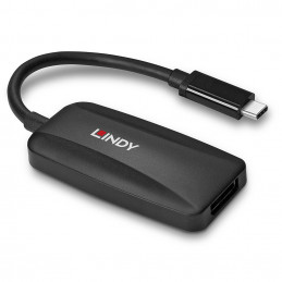Lindy 43337 videokaapeli-adapteri 0,13 m USB Type-C DisplayPort Musta