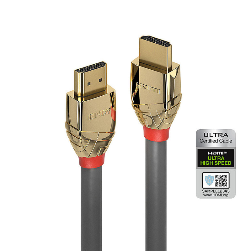 Lindy 37602 HDMI-kaapeli 2 m HDMI-tyyppi A (vakio) Harmaa