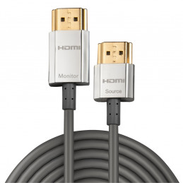 Lindy 41675 HDMI-kaapeli 3 m HDMI-tyyppi A (vakio) Harmaa