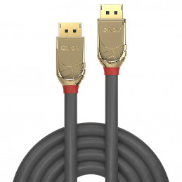 Lindy 36293 DisplayPort-kaapeli 3 m Kulta