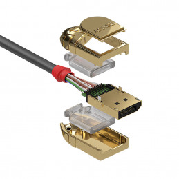 Lindy 36293 DisplayPort-kaapeli 3 m Kulta