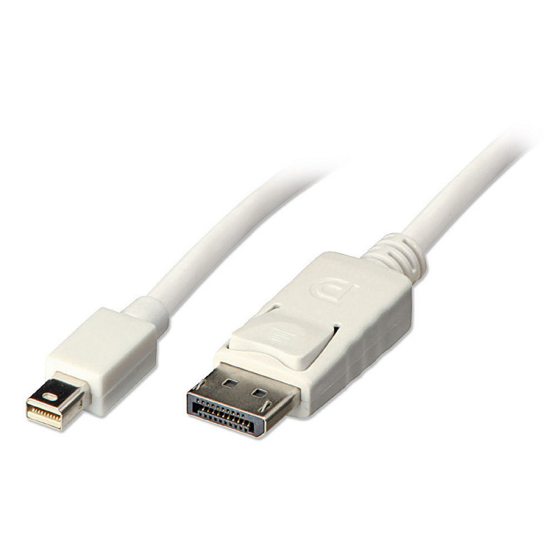 Lindy 41057 DisplayPort-kaapeli 2 m Mini DisplayPort Valkoinen