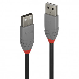 Lindy 36690 USB-kaapeli 0,2 m USB 2.0 USB A Musta