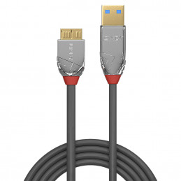 Lindy 36658 USB-kaapeli 2 m USB 3.2 Gen 1 (3.1 Gen 1) USB A Micro-USB B Harmaa