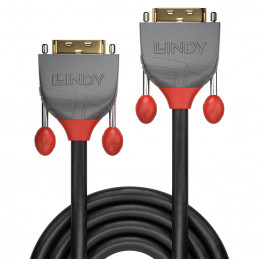 Lindy 36224 DVI-kaapeli 5 m DVI-D Musta
