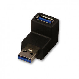 Lindy 71261 kaapelin sukupuolenvaihtaja USB 3.0 Musta