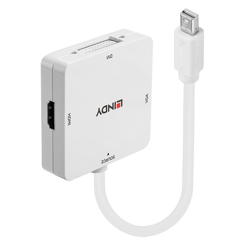 Lindy 41035 videokaapeli-adapteri 0,2 m Valkoinen