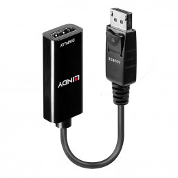 Lindy 41718 videokaapeli-adapteri 0,15 m DisplayPort HDMI Musta