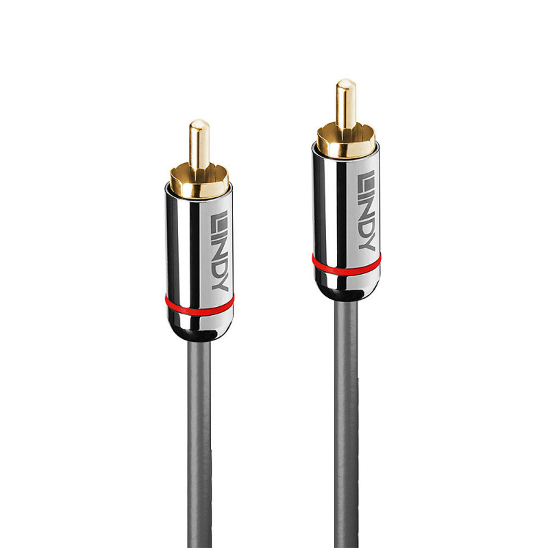 Lindy 35339 audiokaapeli 1 m RCA Antrasiitti