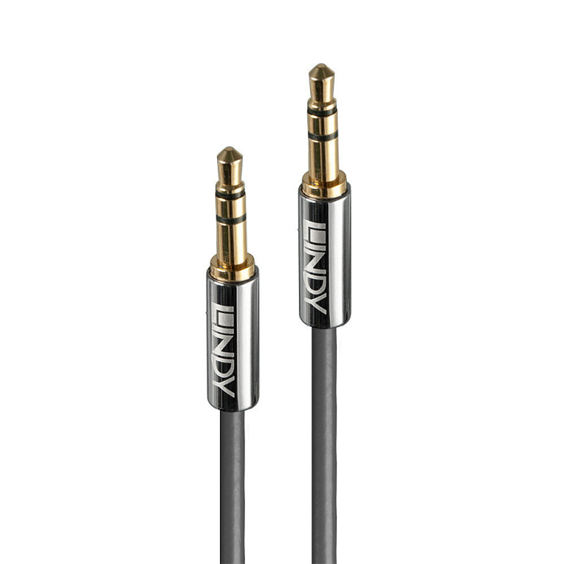 Lindy 35324 audiokaapeli 5 m 3.5mm Antrasiitti