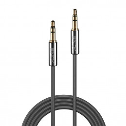 Lindy 35324 audiokaapeli 5 m 3.5mm Antrasiitti