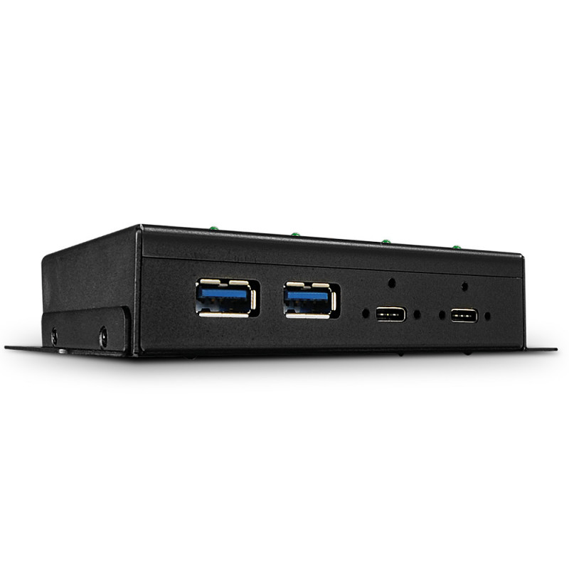 Lindy 43094 keskitin USB 3.2 Gen 2 (3.1 Gen 2) Type-C 10000 Mbit s Musta