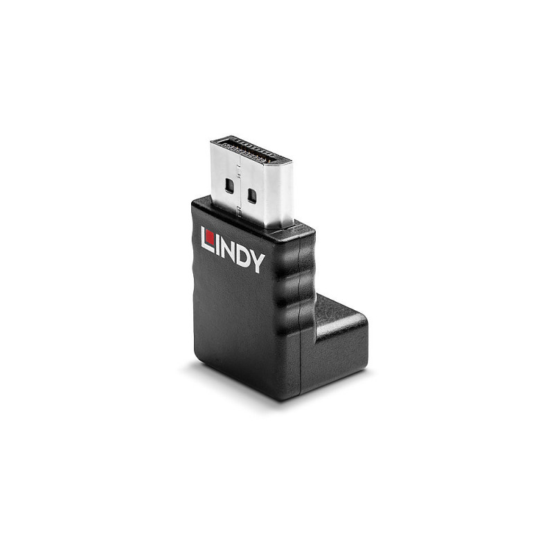 Lindy 41366 kaapelin sukupuolenvaihtaja DisplayPort Musta