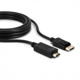 Lindy 36923 videokaapeli-adapteri 3 m DisplayPort HDMI-tyyppi A (vakio) Musta