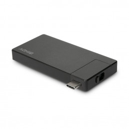 Lindy DST-Micro Langallinen USB 3.2 Gen 1 (3.1 Gen 1) Type-C Musta
