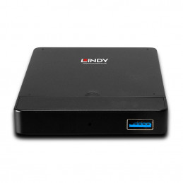 Lindy 43331 tallennusaseman kotelo HDD- SSD-kotelo Musta 2.5"