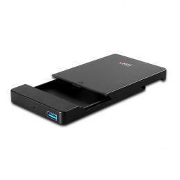 Lindy 43331 tallennusaseman kotelo HDD- SSD-kotelo Musta 2.5"