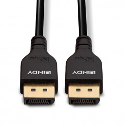 Lindy 36460 DisplayPort-kaapeli 0,5 m Musta