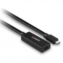 Lindy 43364 USB-kaapeli 5 m USB 3.2 Gen 2 (3.1 Gen 2) USB C Musta