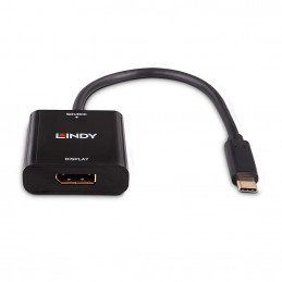 Lindy 43269 USB grafiikka-adapteri 3840 x 2160 pikseliä Musta