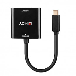 Lindy 43269 USB grafiikka-adapteri 3840 x 2160 pikseliä Musta