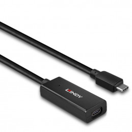 Lindy 43356 keskitin USB 3.2 Gen 1 (3.1 Gen 1) Type-C 5000 Mbit s Musta