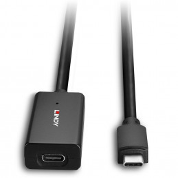 Lindy 43356 keskitin USB 3.2 Gen 1 (3.1 Gen 1) Type-C 5000 Mbit s Musta