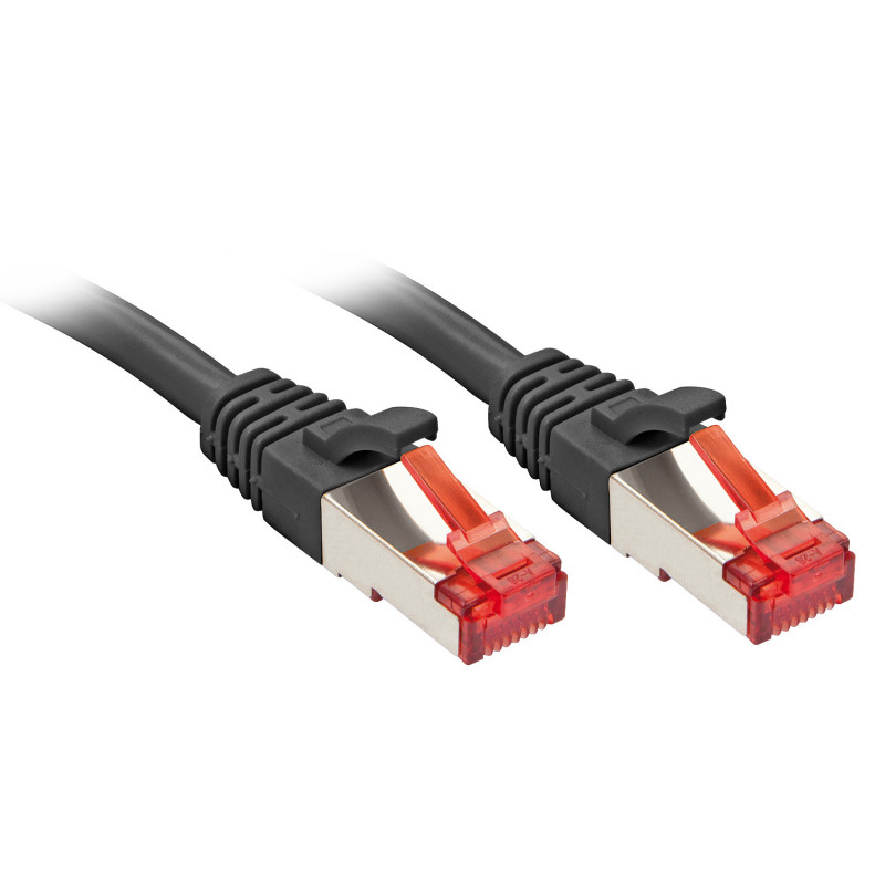 Lindy 47400 verkkokaapeli Musta 20 m Cat6 S FTP (S-STP)
