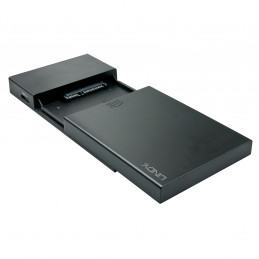 Lindy 43199 tallennusaseman kotelo HDD- SSD-kotelo Musta 2.5"