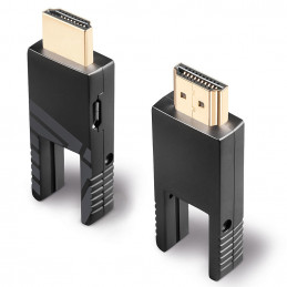 Lindy 38326 HDMI-kaapeli 100 m HDMI-tyyppi D (mikro) Musta