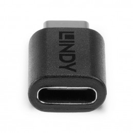 Lindy 41893 kaapelin sukupuolenvaihtaja USB 3.2 Type C Musta