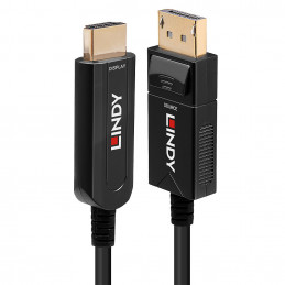 Lindy 38494 videokaapeli-adapteri 50 m DisplayPort HDMI-tyyppi A (vakio) Musta