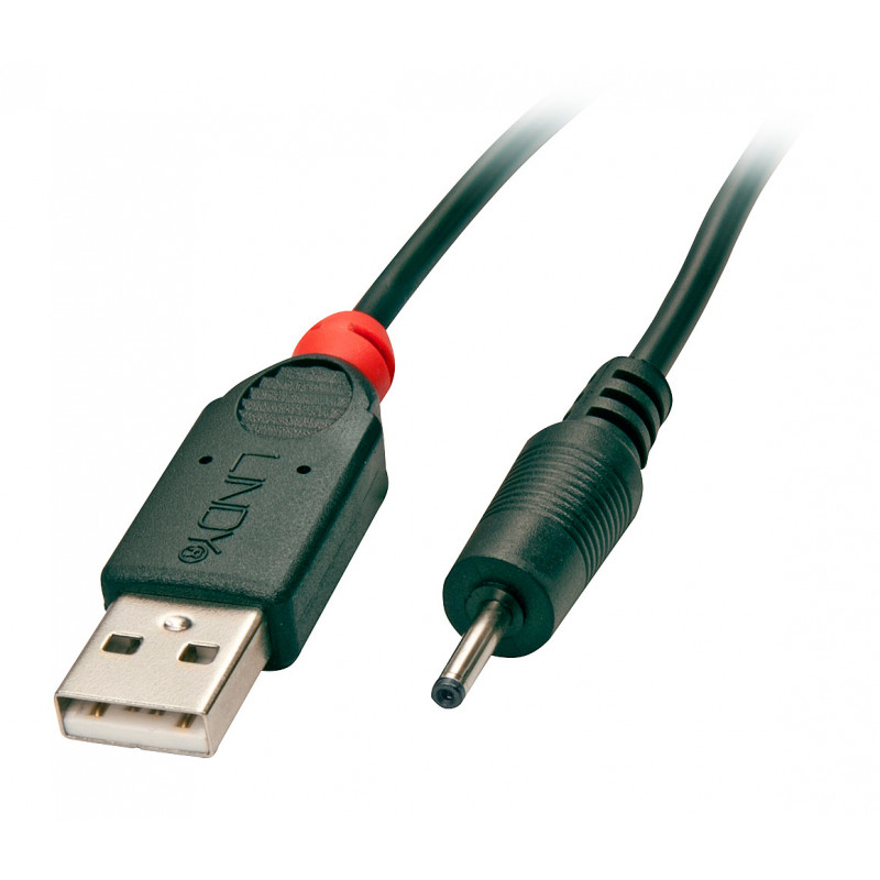 Lindy 70264 virtajohto Musta 1,5 m USB A