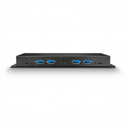 Lindy 43275 keskitin USB 3.2 Gen 2 (3.1 Gen 2) Type-A 10000 Mbit s Musta