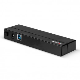 Lindy 43228 keskitin USB 3.2 Gen 1 (3.1 Gen 1) Type-A 5000 Mbit s Musta