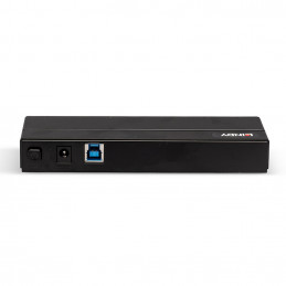Lindy 43228 keskitin USB 3.2 Gen 1 (3.1 Gen 1) Type-A 5000 Mbit s Musta