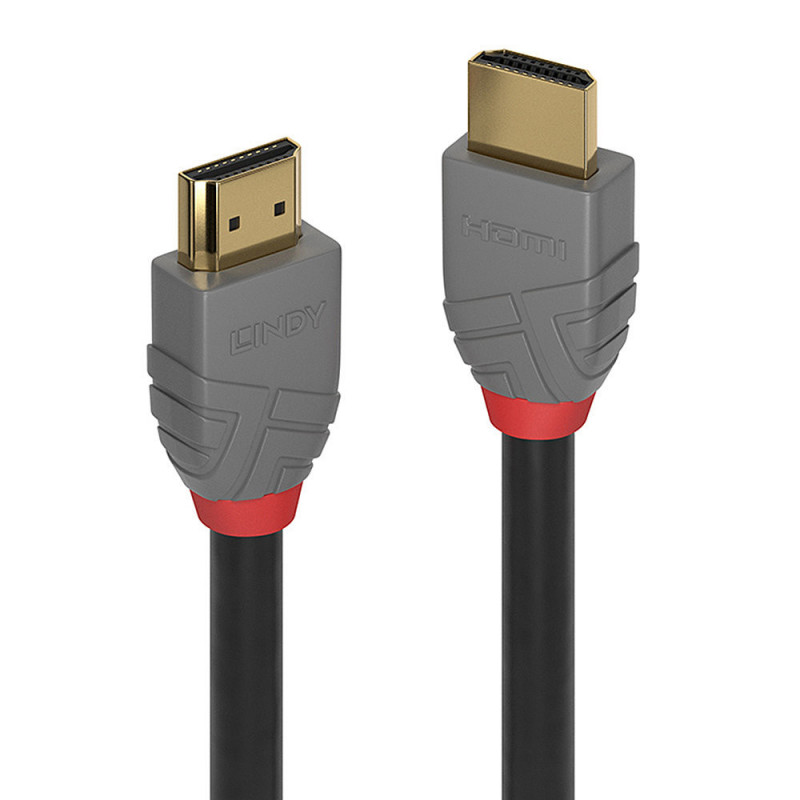 Lindy 36968 HDMI-kaapeli 15 m HDMI-tyyppi A (vakio) Musta, Harmaa
