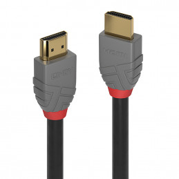 Lindy 36964 HDMI-kaapeli 3 m HDMI-tyyppi A (vakio) Musta, Harmaa
