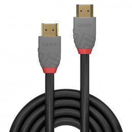 Lindy 36965 HDMI-kaapeli 5 m HDMI-tyyppi A (vakio) Musta, Harmaa