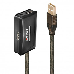 Lindy 42635 keskitin USB 2.0 480 Mbit s Harmaa