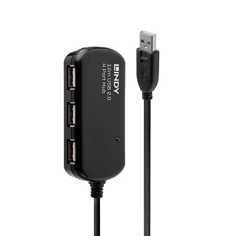 Lindy 42783 keskitin 480 Mbit s Musta
