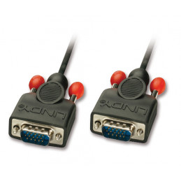 Lindy 5m HD15 VGA-kaapeli VGA (D-Sub) Musta