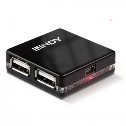 Lindy 42742 keskitin 480 Mbit s Musta