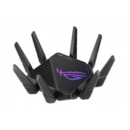 ASUS ROG Rapture GT-AX11000 Pro langaton reititin Gigabitti Ethernet Kolmikaista (2,4 GHz 5 GHz 5 GHz) Musta