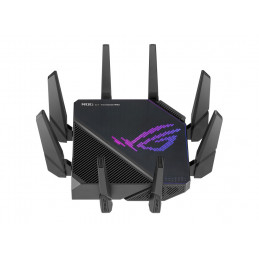 ASUS ROG Rapture GT-AX11000 Pro langaton reititin Gigabitti Ethernet Kolmikaista (2,4 GHz 5 GHz 5 GHz) Musta