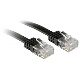 Lindy 5m Cat.6 verkkokaapeli Musta Cat6